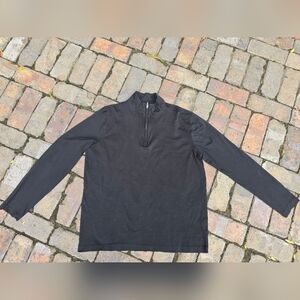Banana Republic Men's Black Quarter Zip. Size Lg EUC